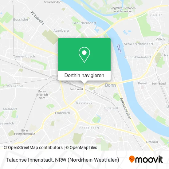 Talachse Innenstadt Karte