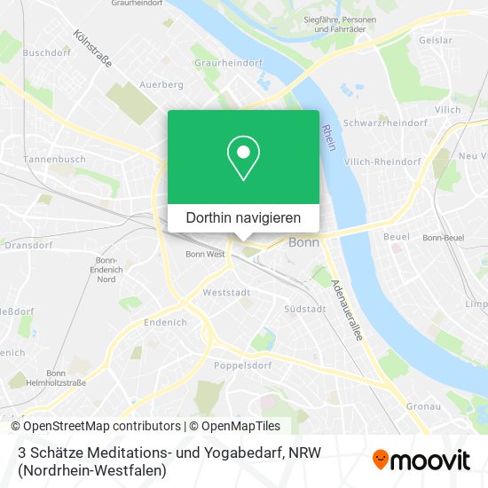 3 Schätze Meditations- und Yogabedarf Karte
