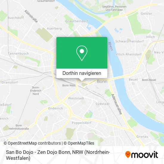 San Bo Dojo - Zen Dojo Bonn Karte