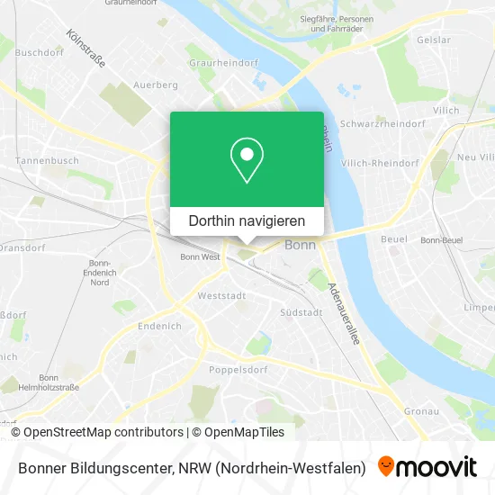 Bonner Bildungscenter Karte