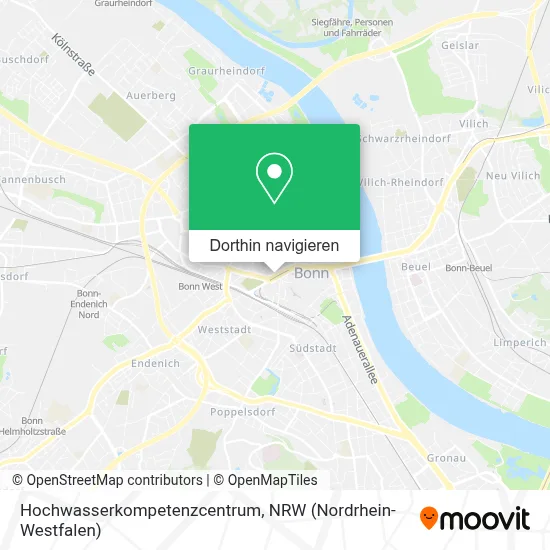 Hochwasserkompetenzcentrum Karte