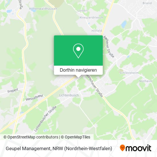 Geupel Management Karte