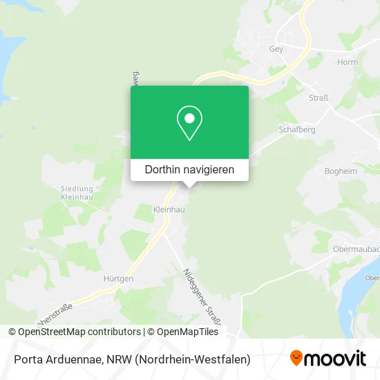 Porta Arduennae Karte