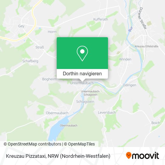 Kreuzau Pizzataxi Karte