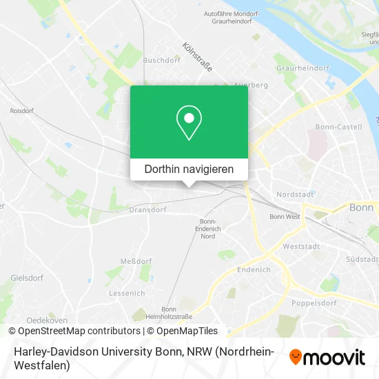 Harley-Davidson University Bonn Karte