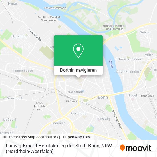Ludwig-Erhard-Berufskolleg der Stadt Bonn Karte