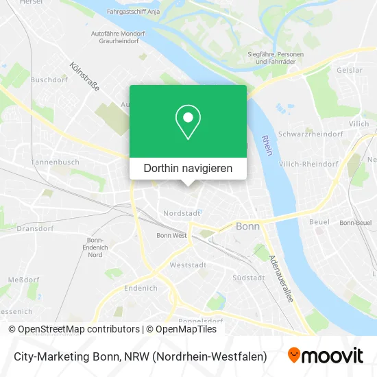 City-Marketing Bonn Karte