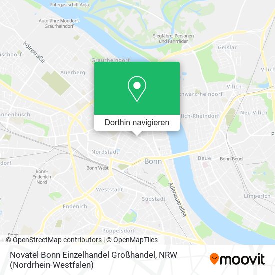 Novatel Bonn Einzelhandel Großhandel Karte