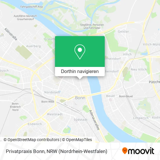 Privatpraxis Bonn Karte