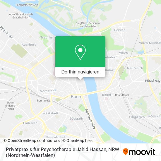 Privatpraxis für Psychotherapie Jahid Hassan Karte