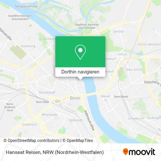 Hanseat Reisen Karte