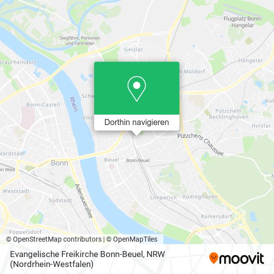 Evangelische Freikirche Bonn-Beuel Karte
