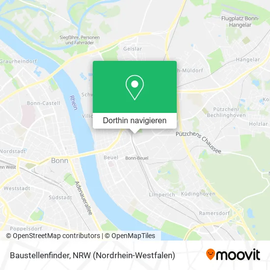 Baustellenfinder Karte