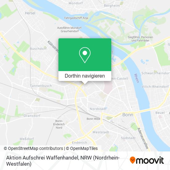 Aktion Aufschrei Waffenhandel Karte