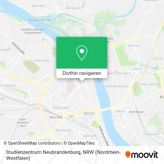 Studienzentrum Neubrandenburg Karte