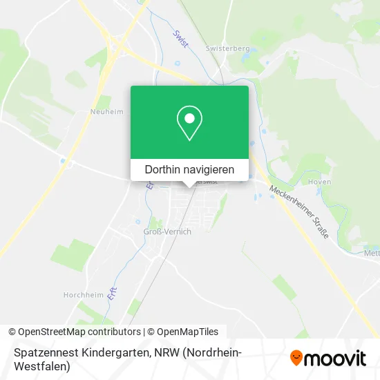 Spatzennest Kindergarten Karte