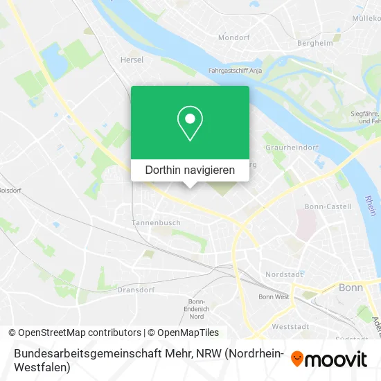 Bundesarbeitsgemeinschaft Mehr Karte