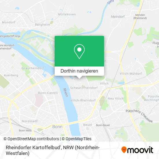 Rheindorfer Kartoffelbud' Karte