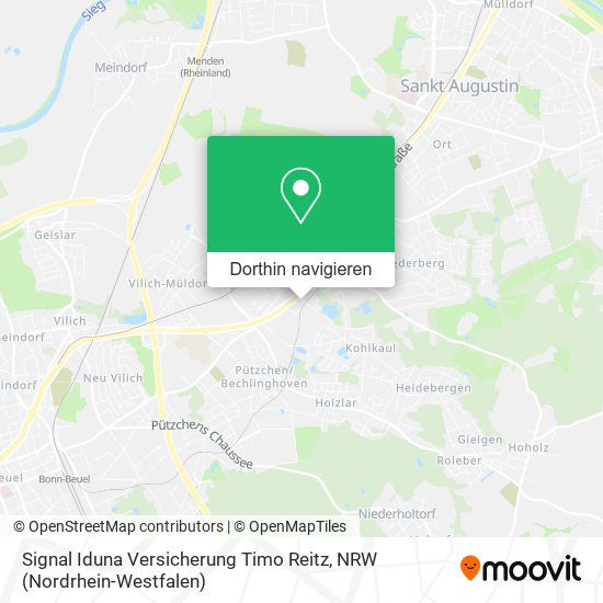 Signal Iduna Versicherung Timo Reitz Karte