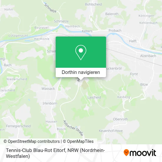 Tennis-Club Blau-Rot Eitorf Karte