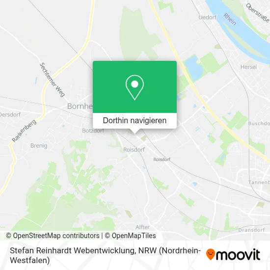 Stefan Reinhardt Webentwicklung Karte