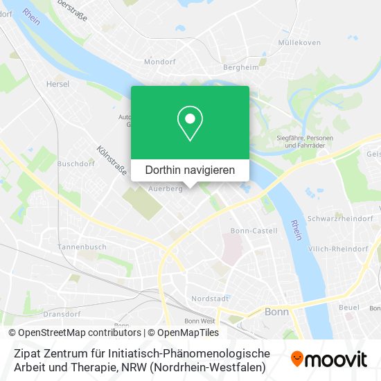 Zipat Zentrum für Initiatisch-Phänomenologische Arbeit und Therapie Karte