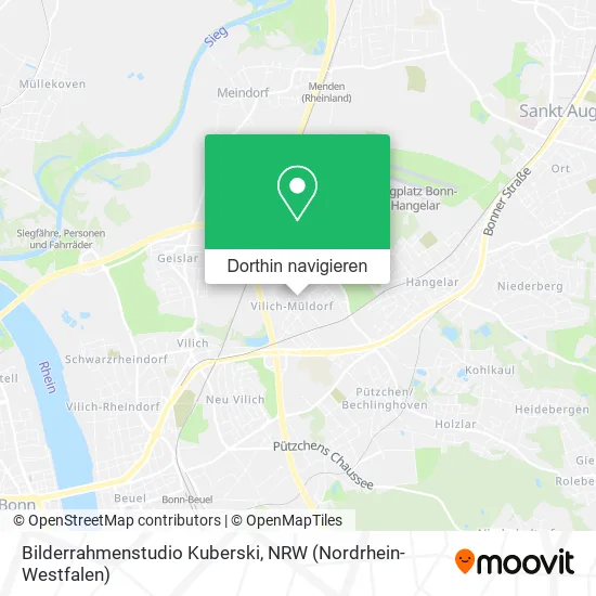Bilderrahmenstudio Kuberski Karte