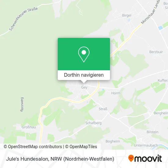 Jule's Hundesalon Karte
