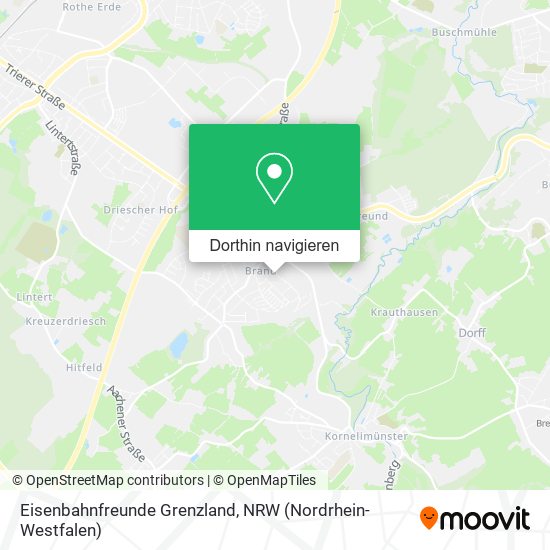 Eisenbahnfreunde Grenzland Karte