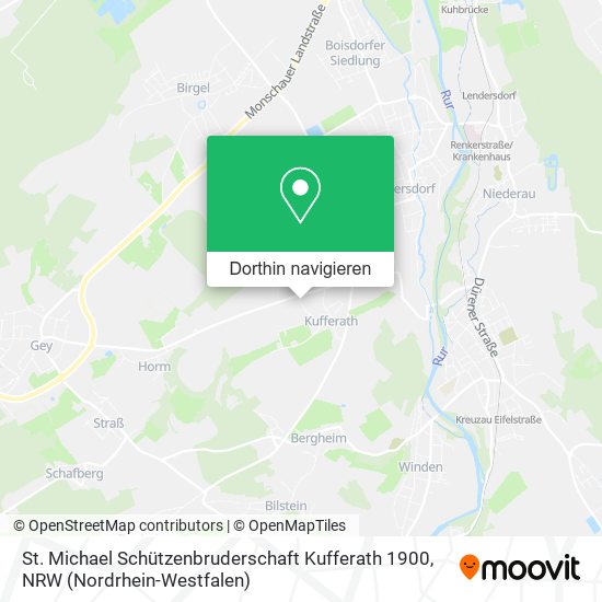St. Michael Schützenbruderschaft Kufferath 1900 Karte