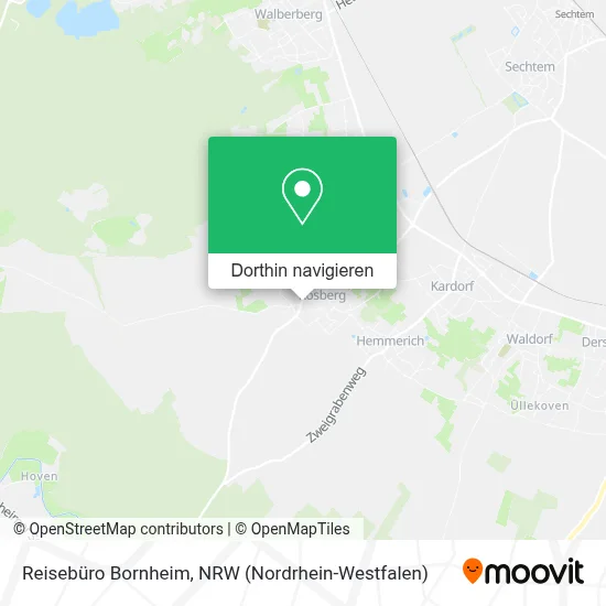 Reisebüro Bornheim Karte