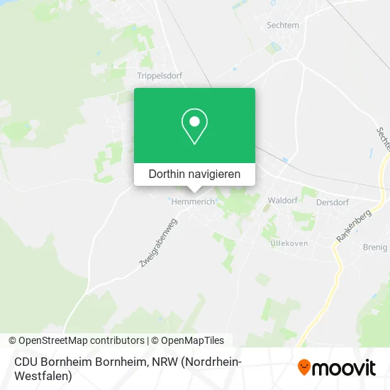 CDU Bornheim Bornheim Karte