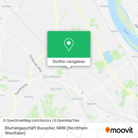 Blumengeschäft Busacker Karte