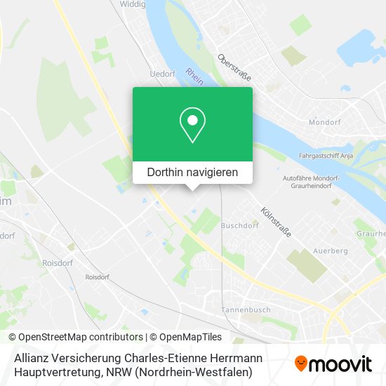 Allianz Versicherung Charles-Etienne Herrmann Hauptvertretung Karte