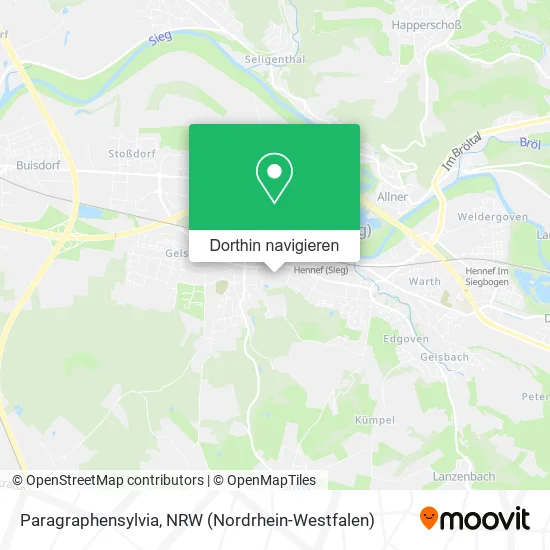 Paragraphensylvia Karte