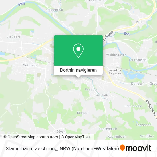 Stammbaum Zeichnung Karte