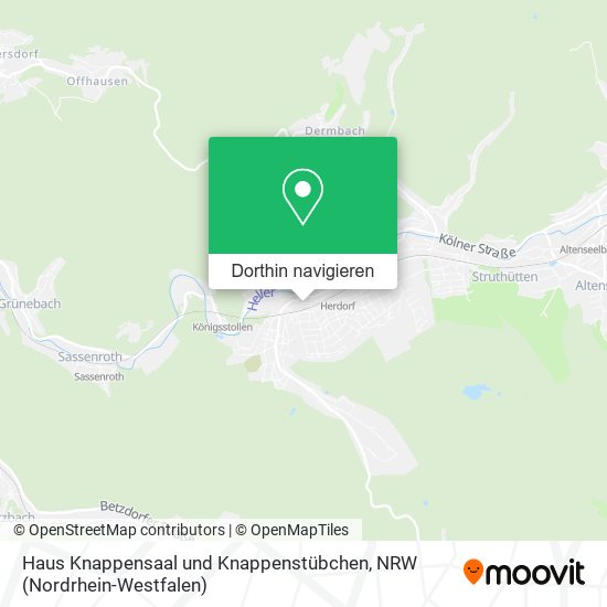 Haus Knappensaal und Knappenstübchen Karte