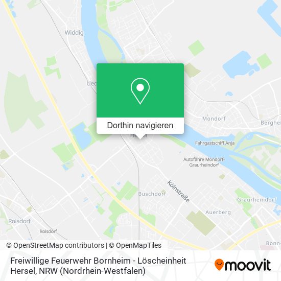 Freiwillige Feuerwehr Bornheim - Löscheinheit Hersel Karte