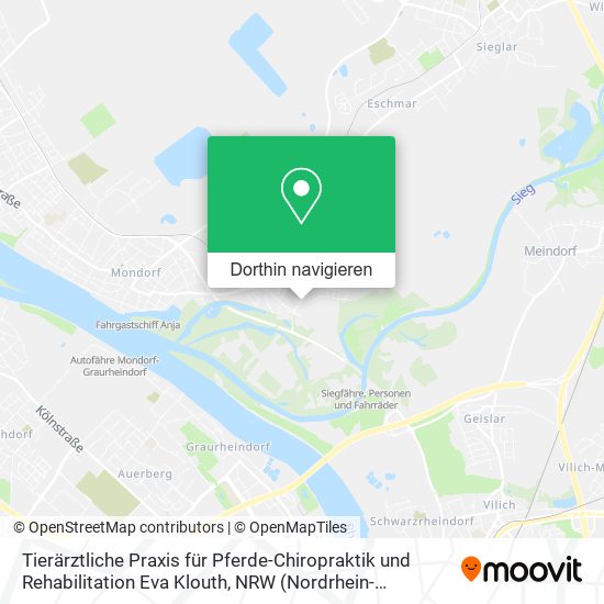 Tierärztliche Praxis für Pferde-Chiropraktik und Rehabilitation Eva Klouth Karte