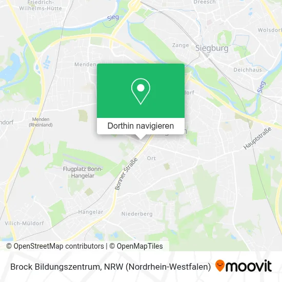 Brock Bildungszentrum Karte