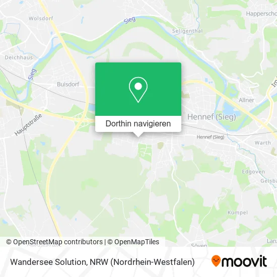 Wandersee Solution Karte