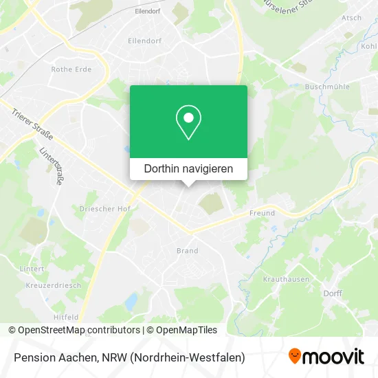 Pension Aachen Karte