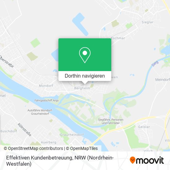 Effektiven Kundenbetreuung Karte