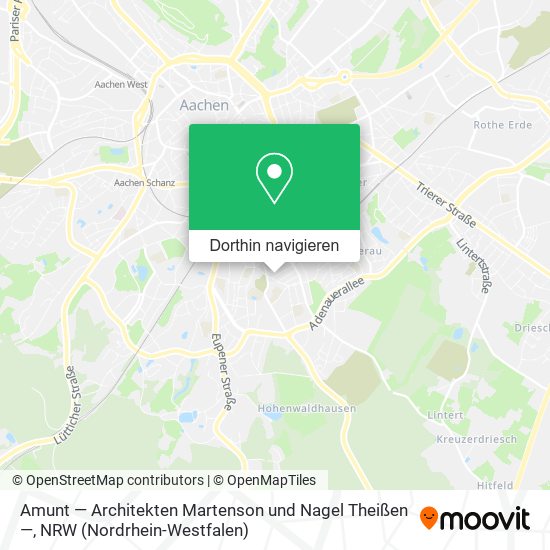 Amunt — Architekten Martenson und Nagel Theißen — Karte
