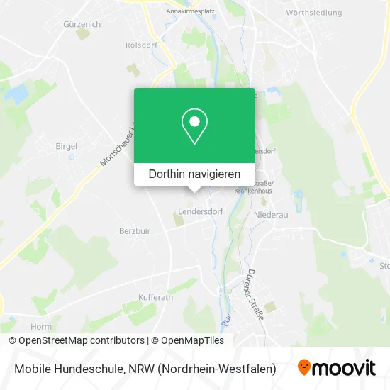 Mobile Hundeschule Karte