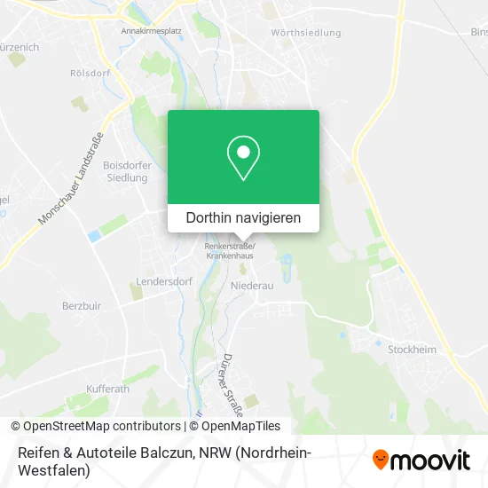 Reifen & Autoteile Balczun Karte