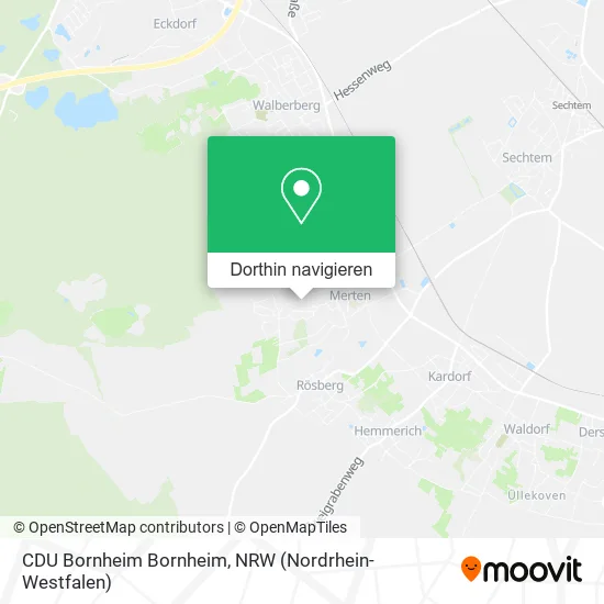 CDU Bornheim Bornheim Karte