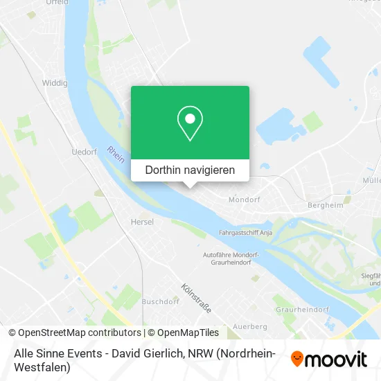 Alle Sinne Events - David Gierlich Karte