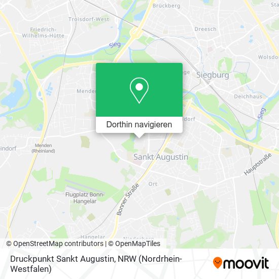 Druckpunkt Sankt Augustin Karte