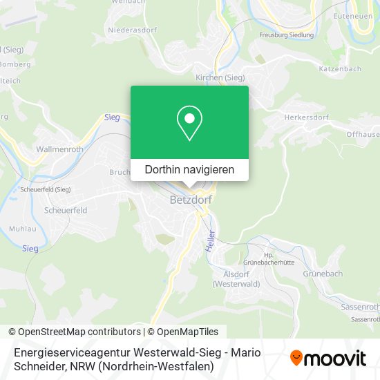 Energieserviceagentur Westerwald-Sieg - Mario Schneider Karte